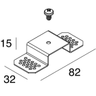 Novalux - P-30 : SUPPORT DE MONTAGE ENCASTRÉ