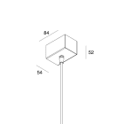 Novalux - P-30: CANOPY X SUSP. L1200 2X1.5 BLANC