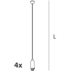 Novalux - SCHOOL : KIT SUSPENSION H1200