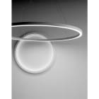 Novalux - HALOS : ECLAIRAGE INTERNE, PLAFOND/MUR/SUSPENSION, DIAMETRE 962, 62W 3000K NOIR