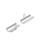 Novalux - PROFIL ENCASTRÉ : CLIPS DE FIXATION (2 PCS)