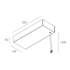 Novalux - P-30: CANOPY X SUSP L3000 150W 24V DA BL