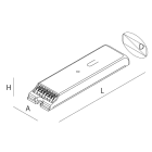 Novalux - LIGHT IOT : CONTROL PANEL DALI BT1 108X30X21