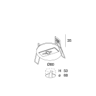 Novalux - LIGHT IOT : DALI SENSOR BT ENCASTRÉ AVEC CLIPS