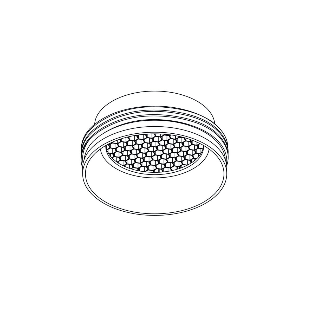 Novalux - DALÌ : DIFFUSEUR NID D'ABEILLE POUR 20W