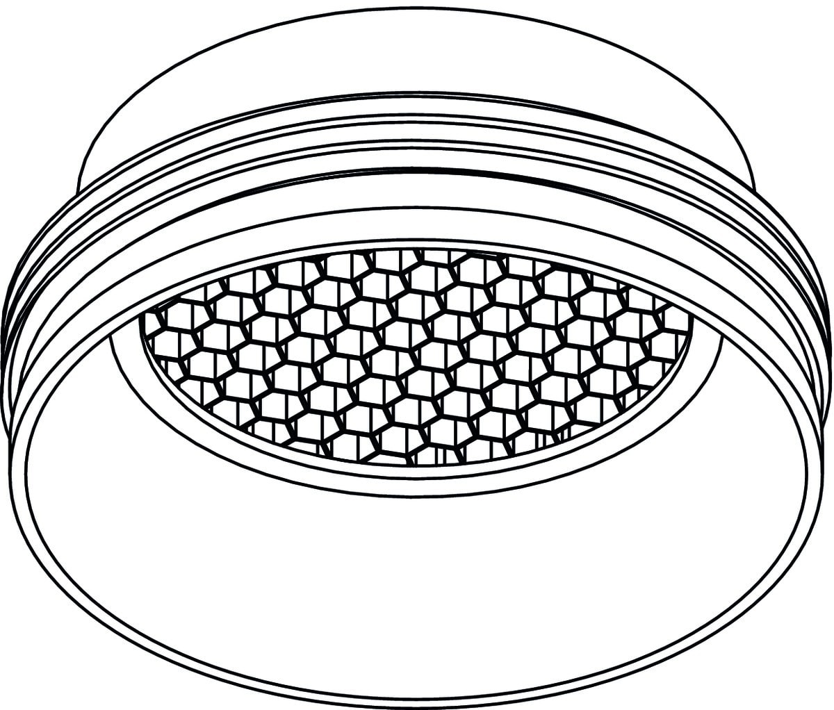 Novalux - DALÌ : DIFFUSEUR NID D'ABEILLE POUR 40W