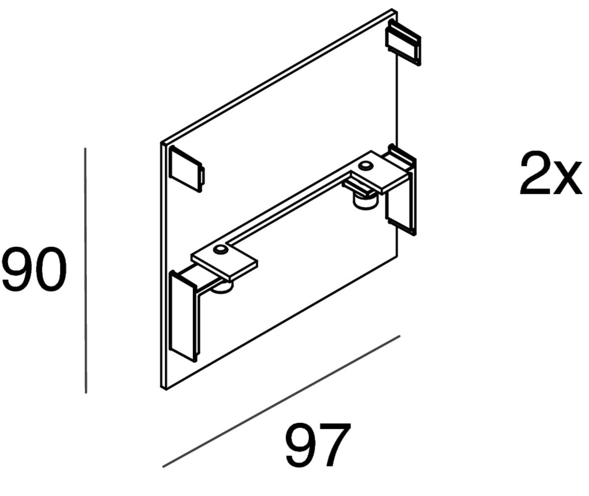 Novalux - LUCKY MAXI : EMBOUTS NOIR (2 PCS)
