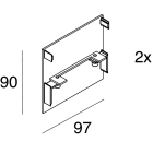 Novalux - LUCKY MAXI : EMBOUTS NOIR (2 PCS)
