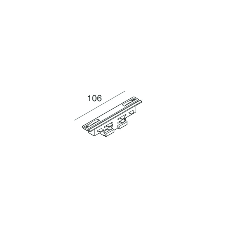 Novalux - ALL-TRACK : JONCTION LINEAIRE ELECTRIFIEE, BLANC