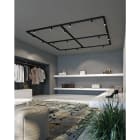 Novalux - ALL-TRACK : RAIL ENCASTRABLE 3 ALLUMAGES, 2 M. BLANC