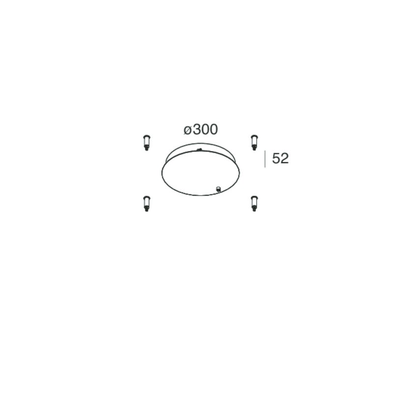 Novalux - HALOS-B : PATERE POUR CABLES PARALLELES, OR, ALIMENTATION INTEGREE, VARIABLE, PO
