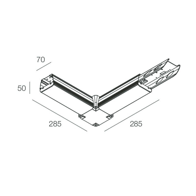 Novalux - LI-NEAR: "L"BLIND 8 POLES