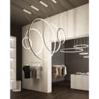 Novalux - HALOS MINI VERTICAL : ECLAIRAGE INTERNE DIAMETRE 1440 72W 3000K CAFÉ