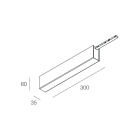 Novalux - T-48 MINI: CANOPY 1 END-FEED 96W NOIR