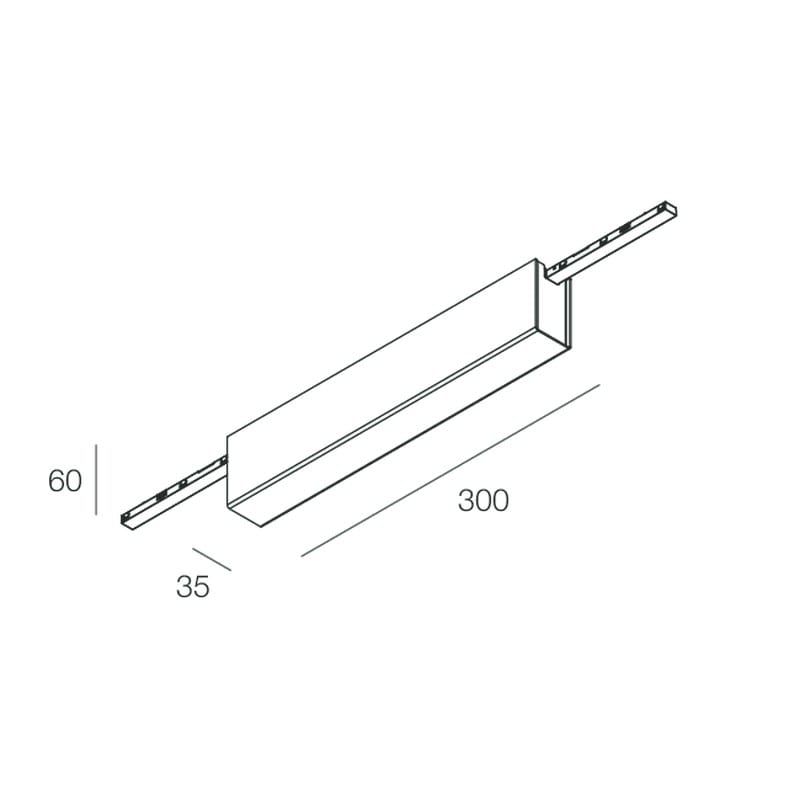 Novalux - T-48 MINI: CANOPY 2 END-FEED 96W NOIR