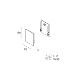 Novalux - HERO : EMBOUTS BLANC (2 PIECES)