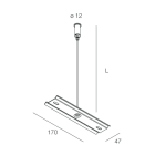 Novalux - HERO: SOSP.L3000 1PZ UNIONE W.G.ALTO