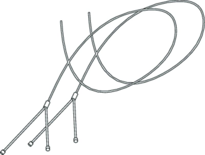 Novalux - HERO B : CÂBLES DE SUSPENSION EN OPTION (2 PIECES) L 5000MM