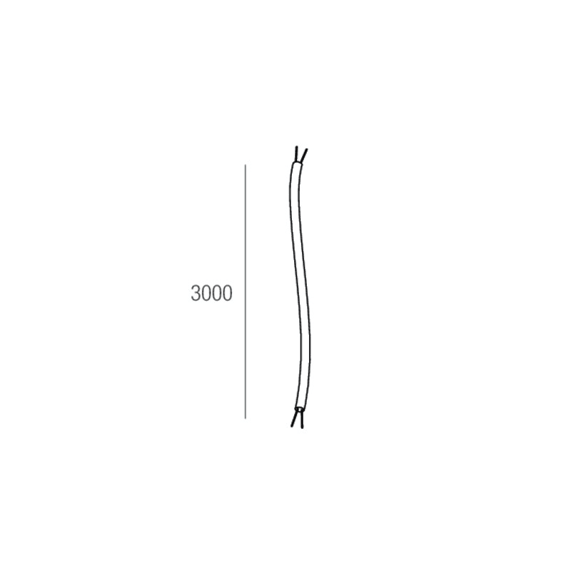 Novalux - HALOS SPOT : CABLE D'ALIMENTATION 3M, NOIR