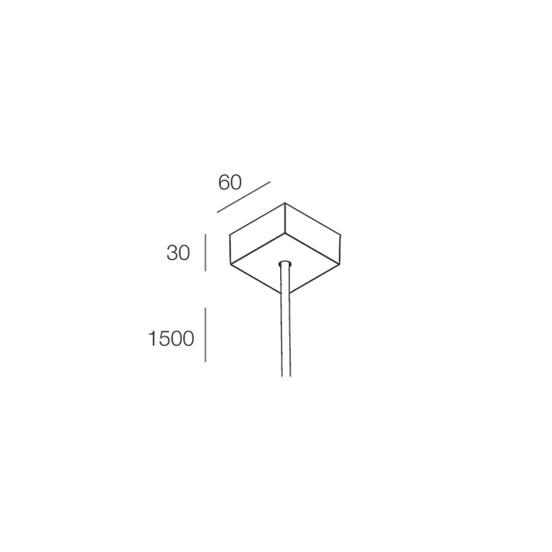 Novalux - ROSONE 2X1 QDR 1200 ALIM REMOTA CAPPUCCINO