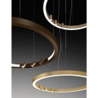 Novalux - HALOS SPOT : EMISION DIRECTE, 3 SPOTS, Ø962, 80W, 4000K, 40°, CAPPUCCINO, IRC 90