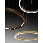 Novalux - HALOS SPOT : EMISION INTERNE, 3 SPOTS, Ø962, 70W, 4000K, 40°, CAPPUCCINO, IRC 90