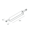 Novalux - FORTY8: CEILING CANOPY 2 E-F 96W-48V BLA