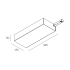 Novalux - FORTY8: CEILING CANOPY 1 E-F 320W-48V BLANC