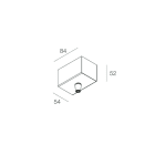Novalux - FORTY8: PATERE PLAF.ALIM.REMOTA S/C BLANC