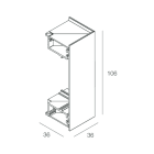 Novalux - RECTA: STRIP CORNER.E 35X35 BLANC