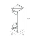 Novalux - RECTA: STRIP CORNER.E 35X35 CAFE