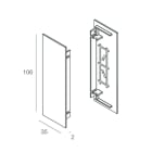 Novalux - RECTA: CUPLE OF EMBOUTS BLANC