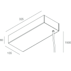 Novalux - DOMYNOS PS: PATERE SOSP DALI 150W-48V CAFE