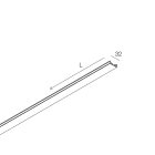 Novalux - HERO MB: SCH.CIECO L 636MM CAFE