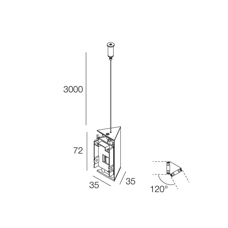 Novalux - HERO MB: KIT ANG.120 AD L BLANC