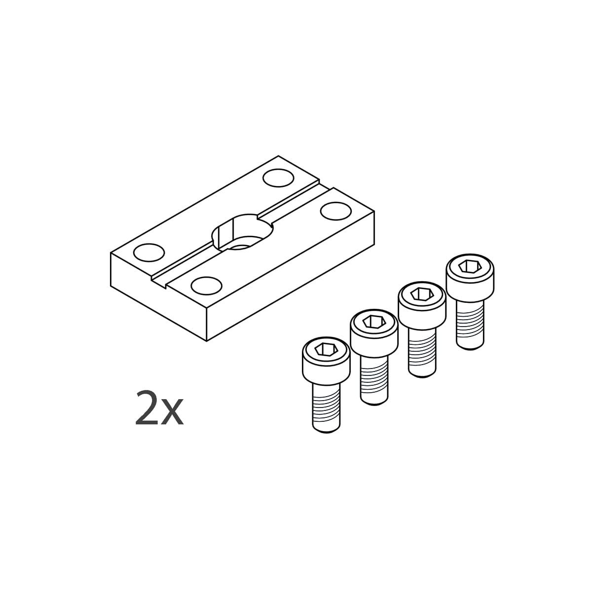 Novalux - THE PANEL : KIT 2 JOINTS