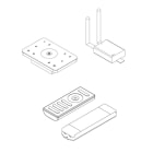 Novalux - LUXCONTROL : TÉLÉCOMMANDE BLANC 4 ZONES