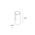 Novalux - SUPPORT DE MONTAGE NOIR