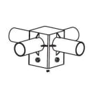 Integratech - Streetlight adapt. S105/4x60mm noir RAL9005