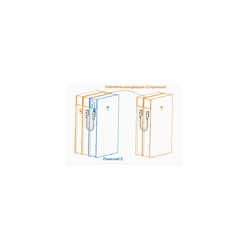 Tesla France - Tesla kit d'empilage pour l?extension Powerwall 3 (1978070-00-B)