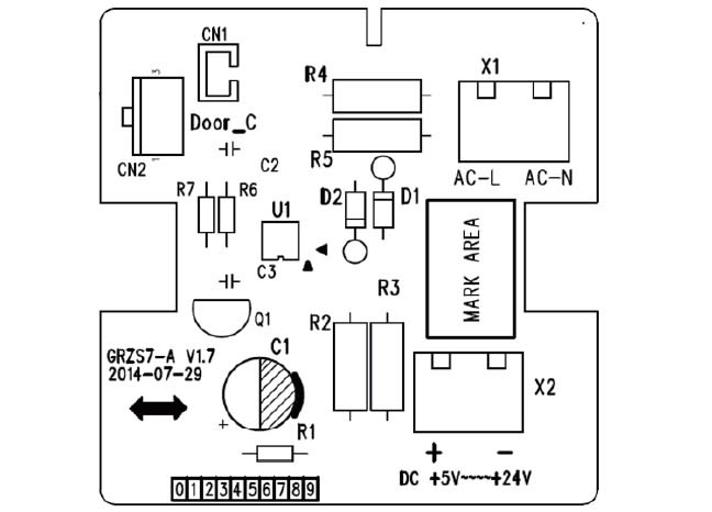 Heiwa - HODS-V2 Module de controle de contact de feuillure