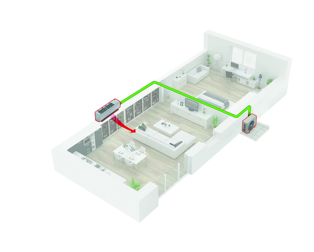 Heiwa - HMIS2-20P-V2 Unité intérieure murale 2Kw mono-multi ZEN PLUS