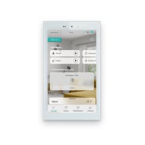 Heiwa - HPZEFILV1 HEIWA ERNEST Pack Tablette Thermostat filaire + répéteur