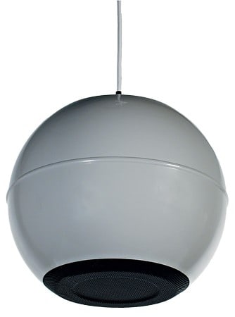 Bouyer - Enceinte suspendue sphérique 2 voies coaxiales 20W certifiée EN 54-24