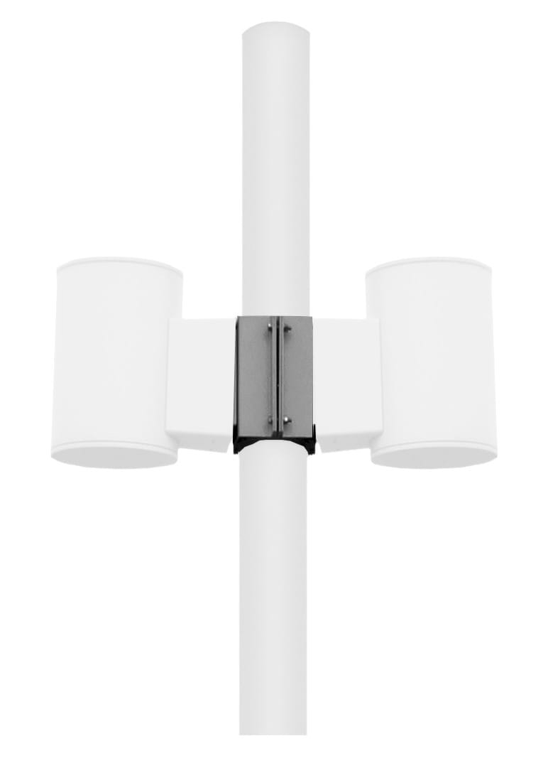 SIDELITE - ATTACCO PALO doppio diam.120mm BI