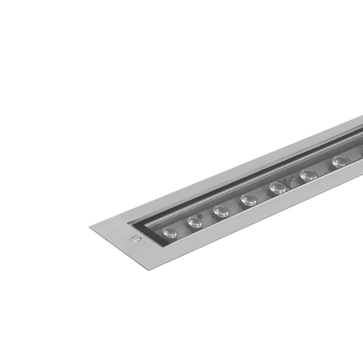 SIDELITE - LONGLIGHT GROUND FLAT L.1540mm 40W 2186lm 3000K IP67 INOX 10? 220-240V 50/60Hz 3