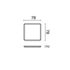 SIDELITE - Diffusore in vetro per monolampada