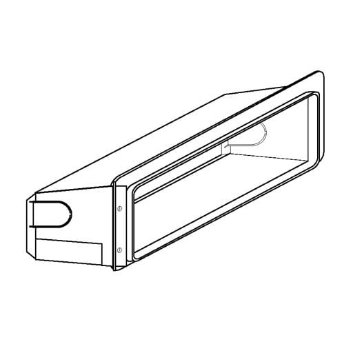 SIDELITE - Scatola da immurare 215x85mm NE