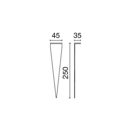 SIDELITE - INOX Picchetto