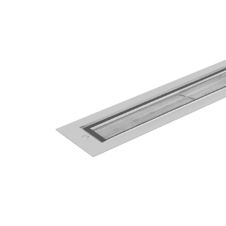 SIDELITE - LONGLIGHT GROUND FLAT L. 1236mm AS 32W 2400lm 3000K IP67 INOX AS